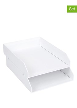 BigsoBox Organizery (2 szt.) "Hakan" w kolorze białym na dokumenty - 23 x 6 x 31 cm - id: 15374955 - marki Bigsobox - 175600846 BigsoBox Organizery (2 szt.) "Hakan" w kolorze białym na dokumenty - 23 x 6 x 31 cm ze sklepu Limango Polska w kategorii Akcesoria biurowe - zdjęcie 175600846