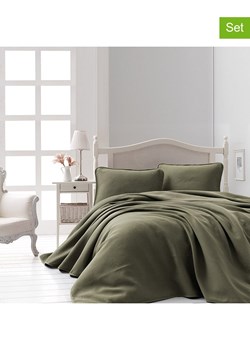 Colourful Cotton 3-częściowy zestaw &quot;Liv&quot; w kolorze khaki ze sklepu Limango Polska w kategorii Tekstylia - zdjęcie 175601218