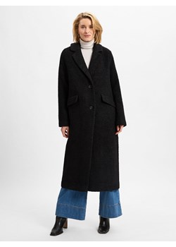 EDITED Płaszcz damski z zawartością wełny - Ninette Kobiety Wełna czarny jednolity - id: 725804-0001-00380 - marki Edited - 175613278 EDITED Płaszcz damski z zawartością wełny - Ninette Kobiety Wełna czarny jednolity ze sklepu vangraaf w kategorii Płaszcze damskie - zdjęcie 175613278