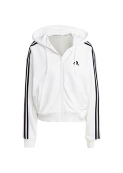 Bluza damska Essentials 3-Stripes French Terry Bomber Full-Zip Hoodie Adidas ze sklepu SPORT-SHOP.pl w kategorii Bluzy damskie - zdjęcie 175619336