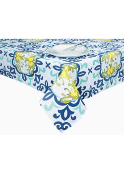 Trendy Kitchen by EXCÉLSA Obrus &quot;Amalfi&quot; w kolorze biało-niebieskim - 240 x 140 cm ze sklepu Limango Polska w kategorii Obrusy i bieżniki - zdjęcie 175619478