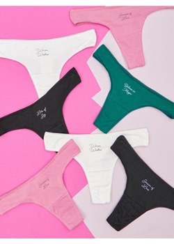 Sinsay - Majtki 7 pack - wielobarwny ze sklepu Sinsay w kategorii Majtki damskie - zdjęcie 175621019