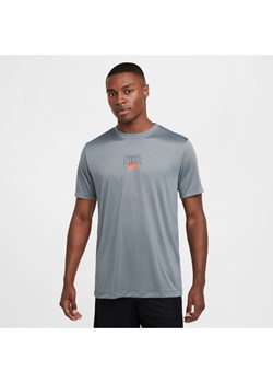 Męski T-shirt do koszykówki Dri-FIT Nike - Szary ze sklepu Nike poland w kategorii T-shirty męskie - zdjęcie 175626415