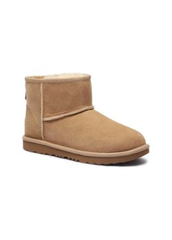 UGG Skórzane śniegowce CLASSIC MINI II | z dodatkiem wełny ze sklepu Gomez Fashion Store w kategorii Buty zimowe dziecięce - zdjęcie 175628277