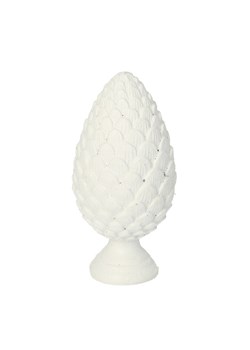 Dekoracja White Cone 13cm ze sklepu dekoria.pl w kategorii Dekoracje bożonarodzeniowe - zdjęcie 175629508