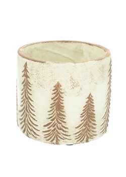 Doniczka Christmas Trees ⌀15cm - id: 815-535 - marki Dekoria - 175629529 Doniczka Christmas Trees ⌀15cm ze sklepu dekoria.pl w kategorii Dekoracje bożonarodzeniowe - zdjęcie 175629529