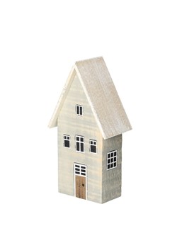 Dekoracja Snow House 19cm white grey - id: 815-574 - marki Dekoria - 175629559 Dekoracja Snow House 19cm white grey ze sklepu dekoria.pl w kategorii Dekoracje - zdjęcie 175629559