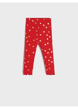 Sinsay - Legginsy - czerwony ze sklepu Sinsay w kategorii Spodnie i półśpiochy - zdjęcie 175630766