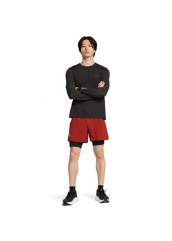 Męskie spodenki do biegania Under Armour UA Launch 5\'\' 2-in-1 Short - czerwone ze sklepu Sportstylestory.com w kategorii Spodenki męskie - zdjęcie 175631726