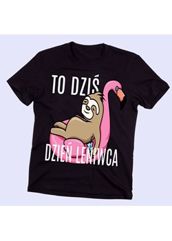 KOSZULKA męska DZIEŃ LENIWCA ze sklepu Time For Fashion w kategorii T-shirty męskie - zdjęcie 175633616