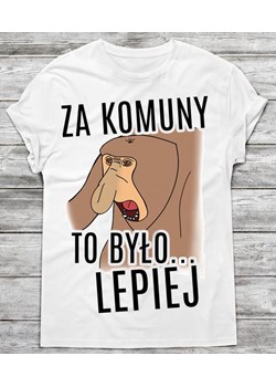 koszulka męska za komuny to było lepiej, koszulka z nosaczem ze sklepu Time For Fashion w kategorii T-shirty męskie - zdjęcie 175633975