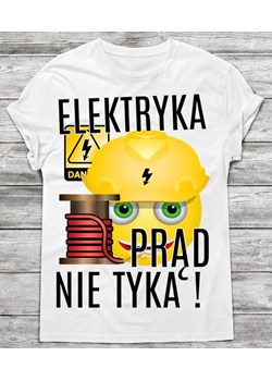 koszulka dla elektryka ze sklepu Time For Fashion w kategorii T-shirty męskie - zdjęcie 175633997