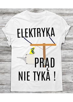 koszulka dla elektryka ze sklepu Time For Fashion w kategorii T-shirty męskie - zdjęcie 175633998