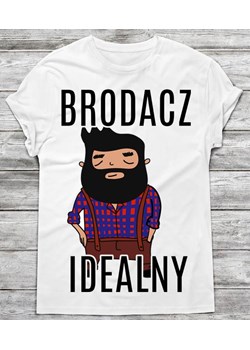 koszulka męska dla brodacza, koszulka męska dla faceta z brodą ze sklepu Time For Fashion w kategorii T-shirty męskie - zdjęcie 175634209