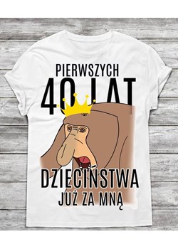 koszulka na 40 urodziny z nosaczem ze sklepu Time For Fashion w kategorii T-shirty męskie - zdjęcie 175634836