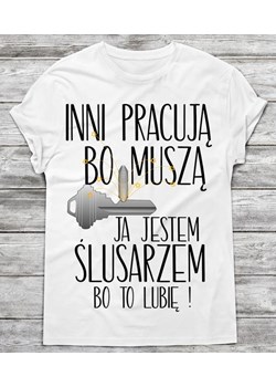 koszulka dla Ślusarza ze sklepu Time For Fashion w kategorii T-shirty męskie - zdjęcie 175634905