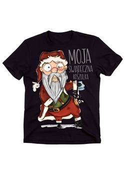 męska koszulka świąteczna, koszulka męska na prezent na święta ze sklepu Time For Fashion w kategorii T-shirty męskie - zdjęcie 175635106