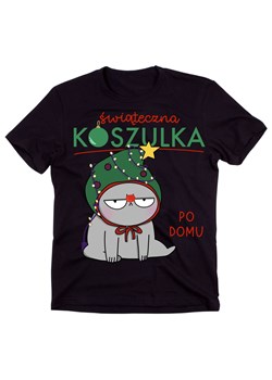 świąteczna męska koszulka na prezent pod choinkę ze sklepu Time For Fashion w kategorii T-shirty męskie - zdjęcie 175635225