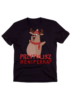 koszulka na mikołajki, koszulka z reniferem ze sklepu Time For Fashion w kategorii T-shirty męskie - zdjęcie 175635378