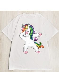 t-shirt oversize z unicornem ze sklepu Time For Fashion w kategorii Bluzki damskie - zdjęcie 175635726