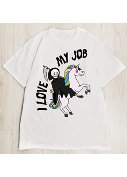 t-shirt oversize z unicornem ze sklepu Time For Fashion w kategorii Bluzki damskie - zdjęcie 175635728