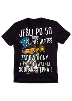 męska koszulka na 50 urodziny ze sklepu Time For Fashion w kategorii T-shirty męskie - zdjęcie 175635916