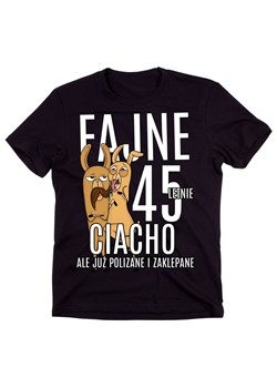 Koszulka na 45 - fajne 45 letnie ciacho ze sklepu Time For Fashion w kategorii T-shirty męskie - zdjęcie 175635956