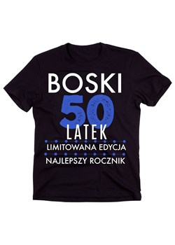 męska Koszulka na 50 - boski 50 latek ze sklepu Time For Fashion w kategorii T-shirty męskie - zdjęcie 175635968