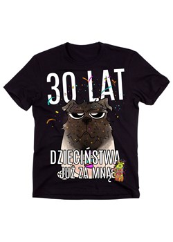 Koszulka na 30 - 30 lat dzieciństwa już za mną ze sklepu Time For Fashion w kategorii T-shirty męskie - zdjęcie 175636037