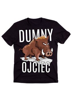 Koszulka dla taty, DUMNY OJCIEC Z DZIKIEM ze sklepu Time For Fashion w kategorii T-shirty męskie - zdjęcie 175636056