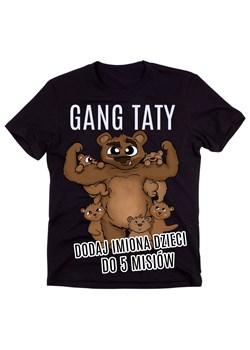koszulka gang taty - 5 DZIECI - DODAJ IMIONA DO MISIÓW ze sklepu Time For Fashion w kategorii T-shirty męskie - zdjęcie 175636059