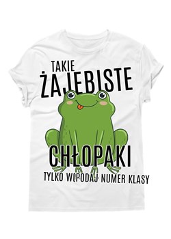 Koszulka męska na klasowy dzień chłopaka takie żajebiste chłopaki ze sklepu Time For Fashion w kategorii T-shirty męskie - zdjęcie 175636159