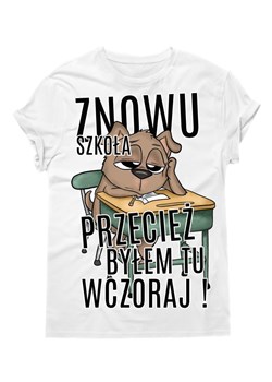 koszulka na prezent dla kolegów z klasy, znowu szkoła przecież byłem to wczoraj, klasowy dzień chłopaka prezent ze sklepu Time For Fashion w kategorii T-shirty męskie - zdjęcie 175636168