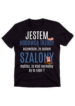 koszulka dla hodowcy świń, koszulka dla rolnika hodującego świnie ze sklepu Time For Fashion w kategorii T-shirty męskie - zdjęcie 175636208