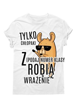 koszulki dla kolegów z klasy, koszulki na klasowy dzień chłopaka robią wrażenie ze sklepu Time For Fashion w kategorii T-shirty męskie - zdjęcie 175636218