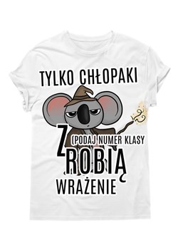 koszulki dla kolegów z klasy, koszulki na klasowy dzień chłopaka robią wrażenie ze sklepu Time For Fashion w kategorii T-shirty męskie - zdjęcie 175636219