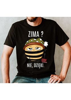 męska koszulka z motywem zima, koszulka zima ? nie dzięki. ze sklepu Time For Fashion w kategorii T-shirty męskie - zdjęcie 175636235