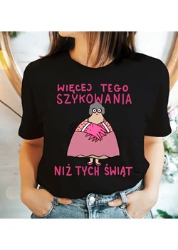 świąteczna koszulka damska ze sklepu Time For Fashion w kategorii Bluzki damskie - zdjęcie 175636275