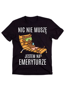 KOSZULKA DLA EMERYTA, KOSZULKA DLA DZIADKA NA EMERYTURZE ze sklepu Time For Fashion w kategorii T-shirty męskie - zdjęcie 175636319