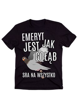 KOSZULKA DLA EMERYTA EMERY JEST JAK GOŁĄB ze sklepu Time For Fashion w kategorii T-shirty męskie - zdjęcie 175636356