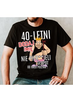 Koszulka na 40-stke z imieniem ze sklepu Time For Fashion w kategorii T-shirty męskie - zdjęcie 175636407