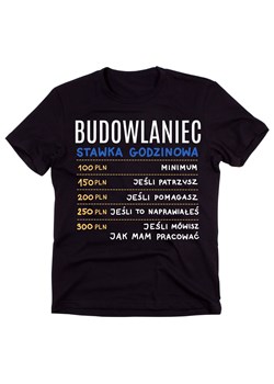 koszulka dla BODOWLAŃCA stawka godzinowa ze sklepu Time For Fashion w kategorii T-shirty męskie - zdjęcie 175636656