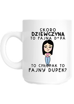 kubek ze śmiesznym nadrukiem ze sklepu Time For Fashion w kategorii Kubki - zdjęcie 175636688