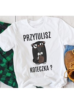 męska koszulka na przytulisz koteczka ze sklepu Time For Fashion w kategorii T-shirty męskie - zdjęcie 175636695