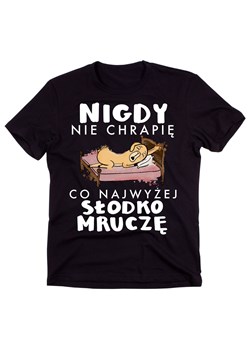 męska koszulka na prezent - nigdy nie chrapię ze sklepu Time For Fashion w kategorii T-shirty męskie - zdjęcie 175636797