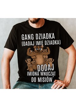 koszulka dla dziadka gang dziadka z 7 wnuczkami - dodaj imiona 7 wnuczków ze sklepu Time For Fashion w kategorii T-shirty męskie - zdjęcie 175636849