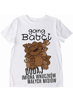 Koszulka dla babci gang babci z 9 wnuczkami - dodaj imio0na wnuków/wnuczek ze sklepu Time For Fashion w kategorii Bluzki damskie - zdjęcie 175636868