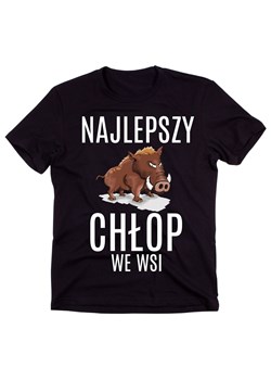 KOSZULKA NAJLEPSZY CHŁOP WE WSI ze sklepu Time For Fashion w kategorii T-shirty męskie - zdjęcie 175636925