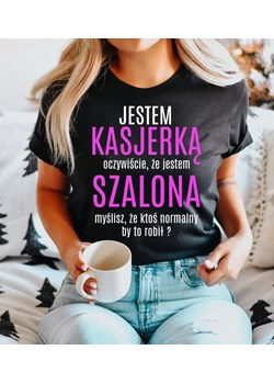 KOSZULKA damska dla kasjerki ze sklepu Time For Fashion w kategorii Bluzki damskie - zdjęcie 175636958