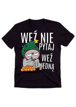 śmieszna męska koszulka WEŹ NIE PYTAJ WEŹ SE JEDNĄ ze sklepu Time For Fashion w kategorii T-shirty męskie - zdjęcie 175637046